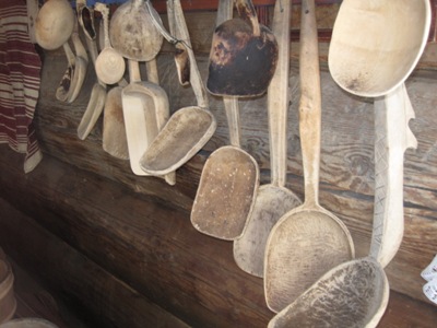 These are wooden spoons.