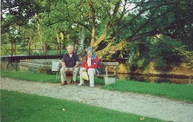 Olav og Janet i Odense, Danmark, 2000.