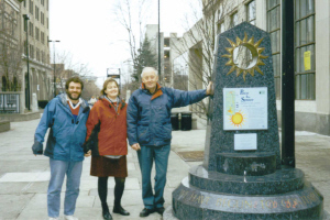 Rob, Hild og Olav i Ithaca, New York, USA